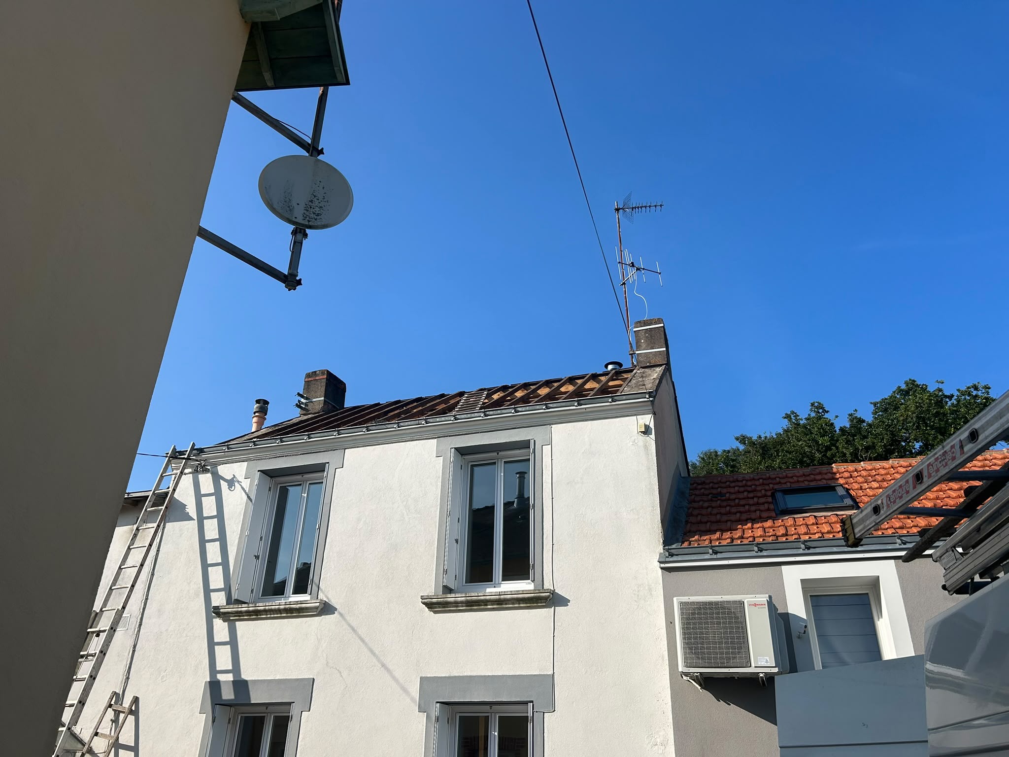 Chantier de zinguerie